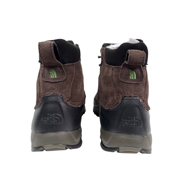 The North Face Snowfuse Winter Boots Men's Size 12.5 Brown Waterproof Suede - Picture 5 of 10